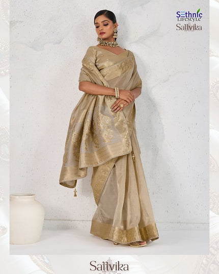 Sethnic Lifestyle Sattvika Heavy Handwork 9003 Festival Wear Saree