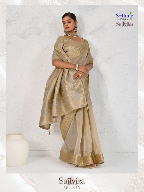 Sethnic Lifestyle Sattvika Heavy Handwork 9003 Festival Wear Saree