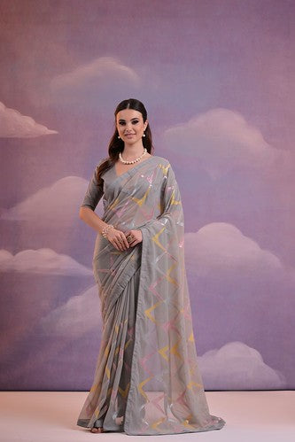 Sanjana Astha 14159 Georgette Silk 7009 Daily Wear Saree