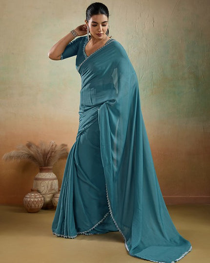 Sethnic Ekairaa Georgette 97004 Cocktail Wear Saree Collection