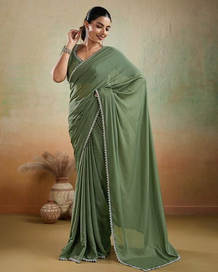 Sethnic Lifestyle Ekairaa Matt Georgette 97001 Cocktail Wear Saree