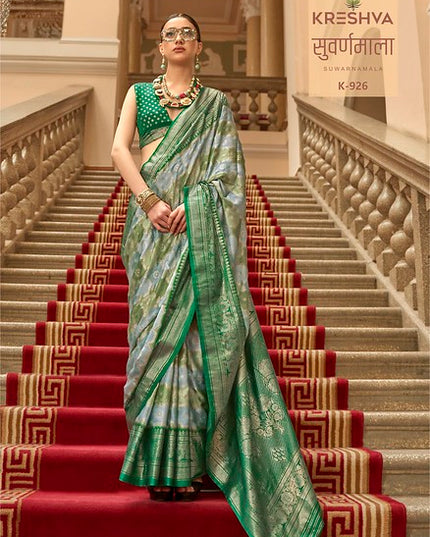 Kreshva Suwarnamala Rangat H.B Print 926 Party Wear Saree Collection
