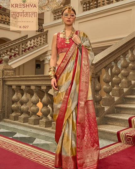 Kreshva Suwarnamala Rangat H.B Print 927 Festive Wear Saree