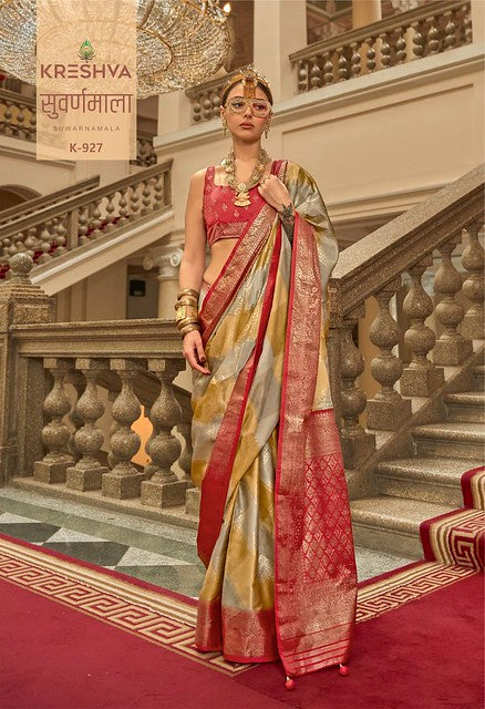 Kreshva Suwarnamala Rangat H.B Print 927 Festive Wear Saree
