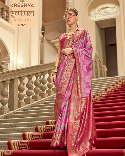 Kreshva Suwarnamala Rangat H.B Print 925 Party Wear Saree Collection 2025
