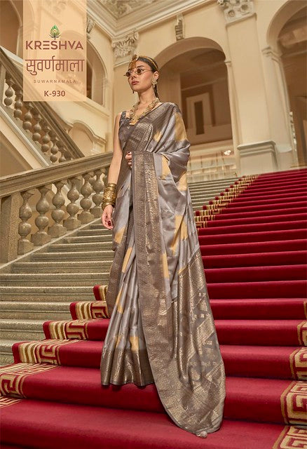 Kreshva Suwarnamala Super P V Silk 930 Party Wear Saree
