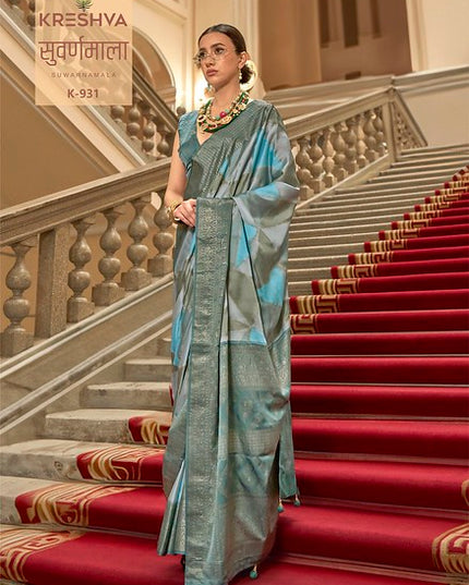 Kreshva Suwarnamala Super P V Silk 931 Party Wear Saree 2025