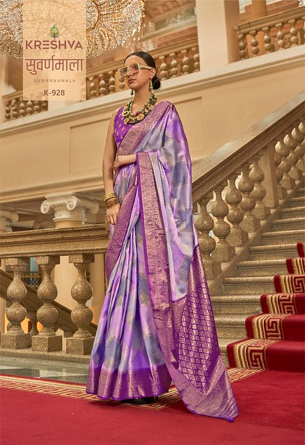 Kreshva Suwarnamala Rangat H.B Print 928 Festive Wear Saree Collection