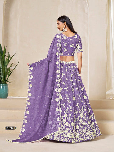 Mehvish Mehvish vol 19 Organza Silk 1092 Festival Wear Lehenga Blouse 2025