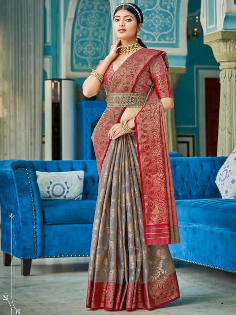 Astita Rajsundari Weaving Contrast Border 1005 Festive and Party wear