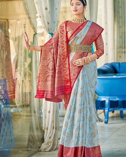 Astita Rajsundari Weaving Contrast Border 1003 Festive wear Saree