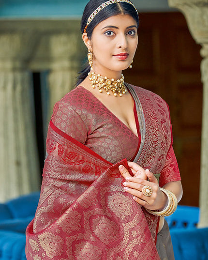 Astita Rajsundari Weaving Contrast Border 1005 Festive and Party wear