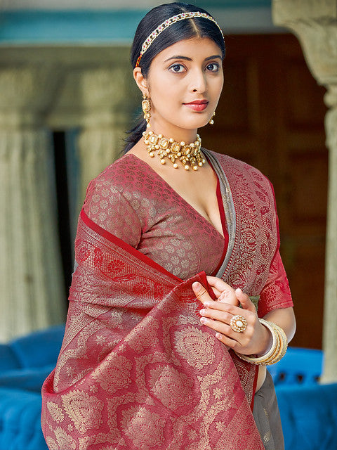 Astita Rajsundari Weaving Contrast Border 1005 Festive and Party wear