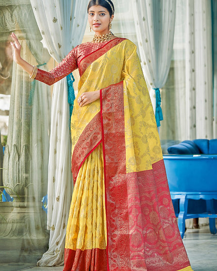 Astita Rajsundari Weaving Contrast Border 1001 Party wear Saree