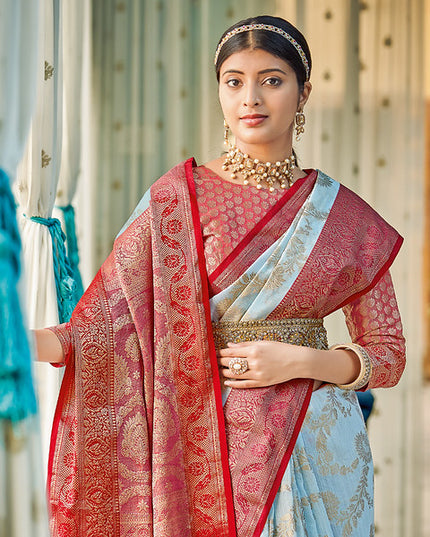 Astita Rajsundari Weaving Contrast Border 1003 Festive wear Saree