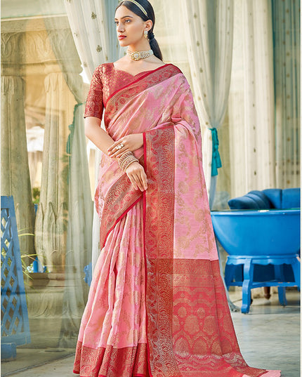 Astita Rajsundari Weaving Contrast Border 1002 Party wear Saree Collection