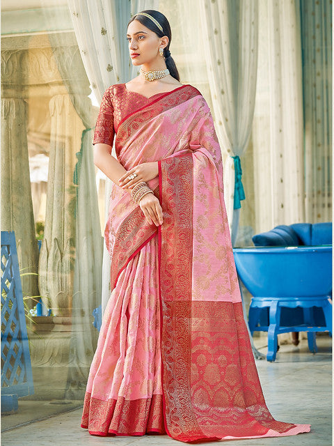 Astita Rajsundari Weaving Contrast Border 1002 Party wear Saree Collection