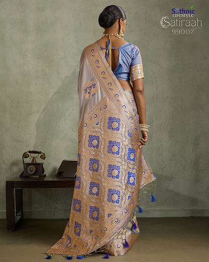 Sethnic Lifestyle Satiraah Satin Silk 99007 Party Festival Wear Saree