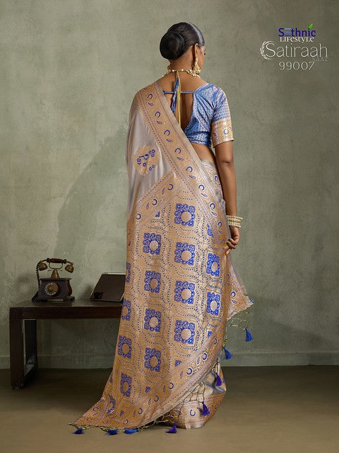 Sethnic Lifestyle Satiraah Satin Silk 99007 Party Festival Wear Saree