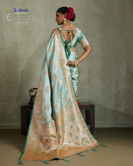 Sethnic Lifestyle Satiraah Satin Silk 99006 Party Festival Wear Saree