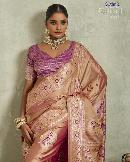 Sethnic Lifestyle Satiraah Satin Silk 99003 Party Wear Saree Collection 2025