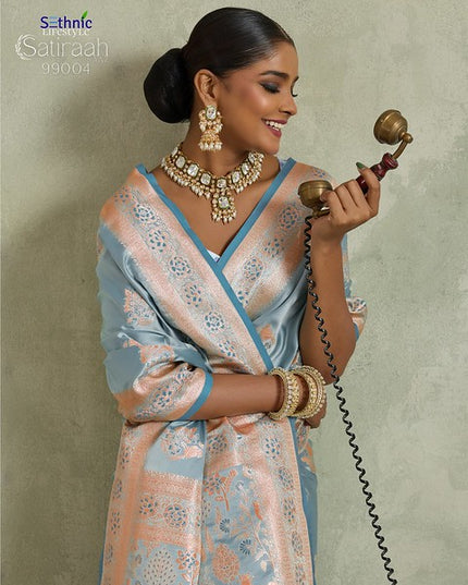 Sethnic Lifestyle Satiraah Satin Silk 99004 Festival Wear Saree 2025