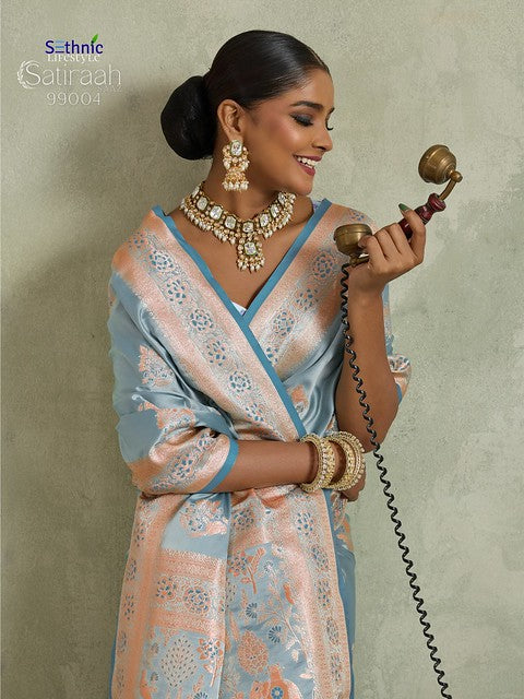 Sethnic Lifestyle Satiraah Satin Silk 99004 Festival Wear Saree 2025