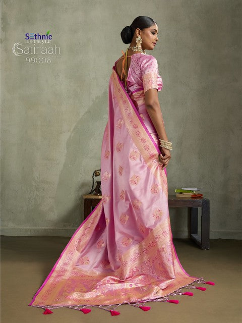 Sethnic Lifestyle Satiraah Satin Bnaarasi Silk 99008 Party Wear Saree