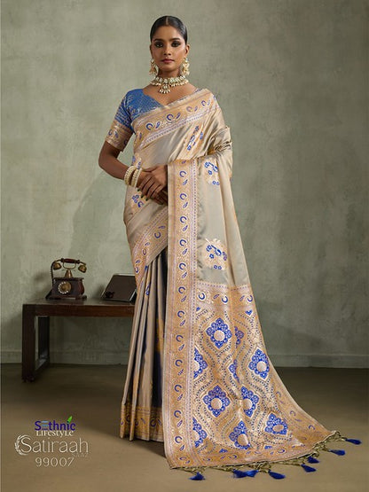 Sethnic Lifestyle Satiraah Satin Silk 99007 Party Festival Wear Saree