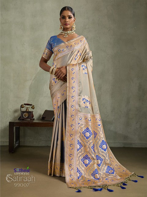 Sethnic Lifestyle Satiraah Satin Silk 99007 Party Festival Wear Saree