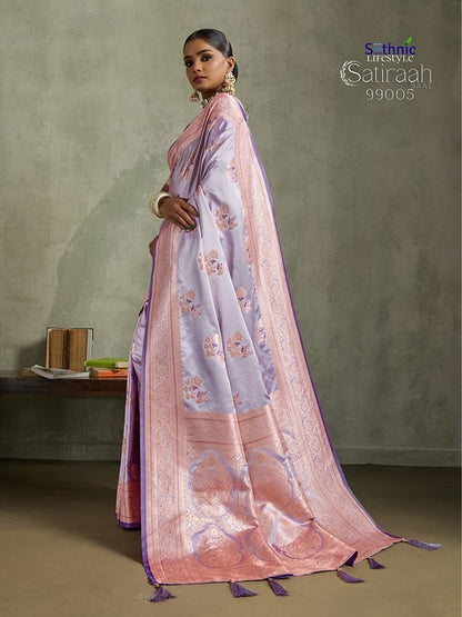 Sethnic Lifestyle Satiraah Satin Silk 99005 Festival Wear Saree Collection