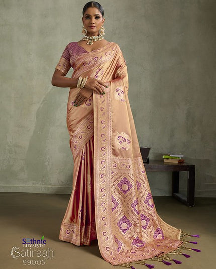 Sethnic Lifestyle Satiraah Satin Silk 99003 Party Wear Saree Collection 2025