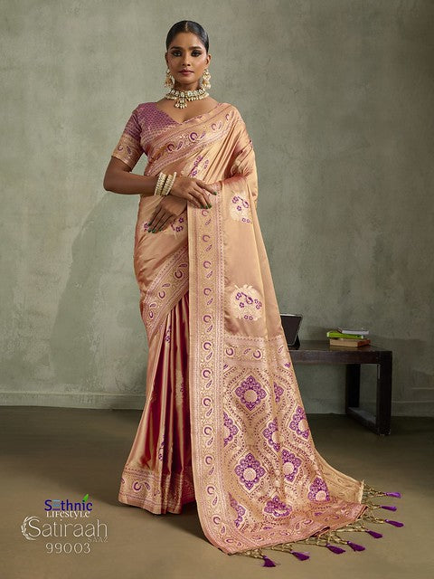 Sethnic Lifestyle Satiraah Satin Silk 99003 Party Wear Saree Collection 2025