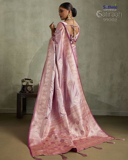Sethnic Lifestyle Satiraah Satin Silk 99002 Party Wear Saree Collection