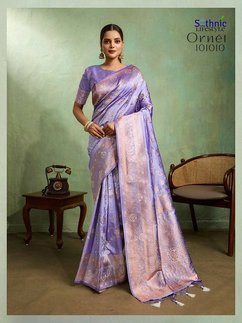 Sethnic Ornet Dual Banarasi Silk 1010010 Festival wear Saree