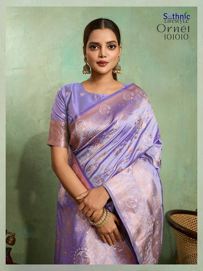 Sethnic Ornet Dual Banarasi Silk 1010010 Festival wear Saree