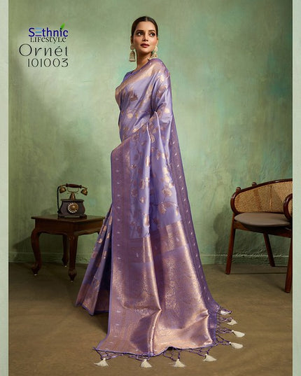 Sethnic Ornet Dual Tone Banarasi Silk 101003 Party wear Saree Collection 2025