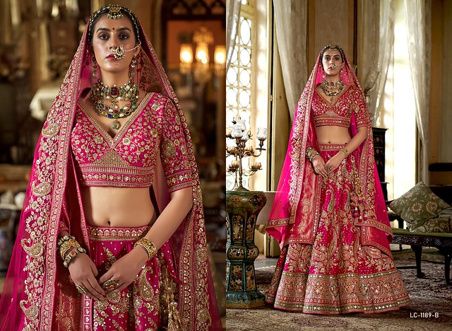 Manjulla Dulhan Vol 3 1189 B Tone Silk Bridal Heavy Lehenga Choli Collection