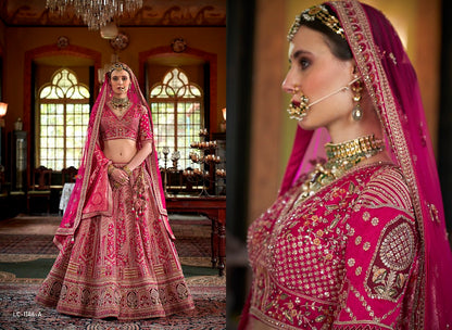 Manjulla Dulhan Vol 3 1146A Tone Silk Heavy Bridal Lehenga Choli