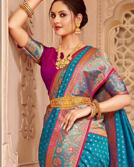 Astita Afreen Silk Blend With Weaving 5017 Festival Wear Saree Collection 2025
