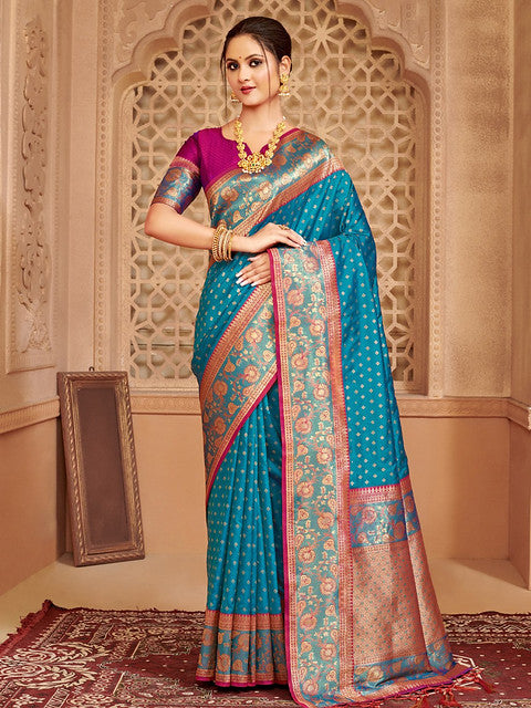 Astita Afreen Silk Blend With Weaving 5017 Festival Wear Saree Collection 2025