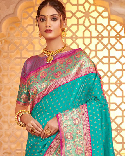 Astita Afreen Silk Blend With Weaving 5018 Festival Wear Saree