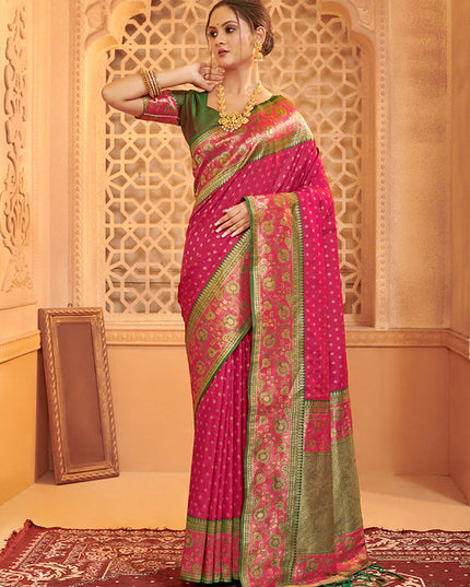 Astita Afreen Silk Blend With Weaving 5015 Party Wear Saree Collection