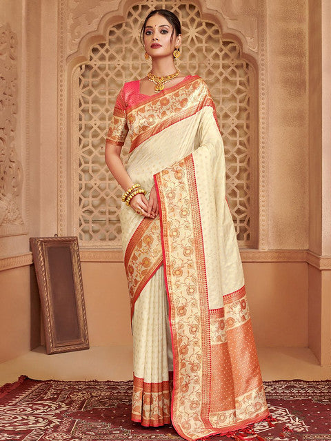 Astita Afreen Silk Blend With Weaving 5016 Festival Wear Saree Collection