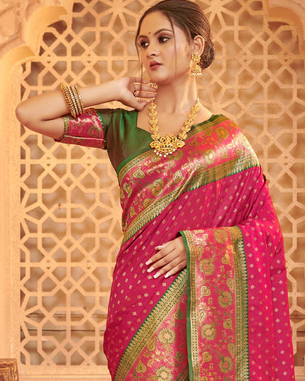 Astita Afreen Silk Blend With Weaving 5015 Party Wear Saree Collection
