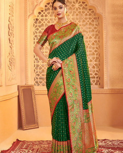 Astita Afreen Silk Blend With Weaving 5014 Festival Wear Saree