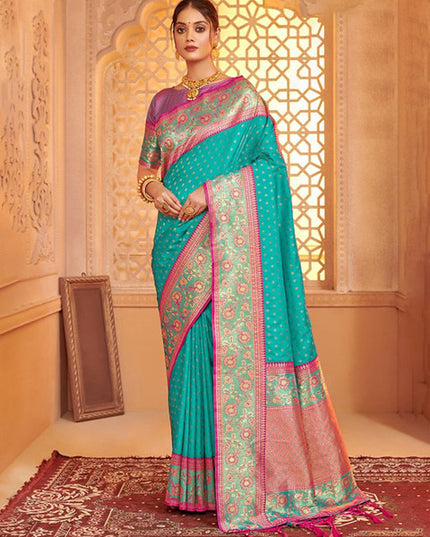 Astita Afreen Silk Blend With Weaving 5018 Festival Wear Saree