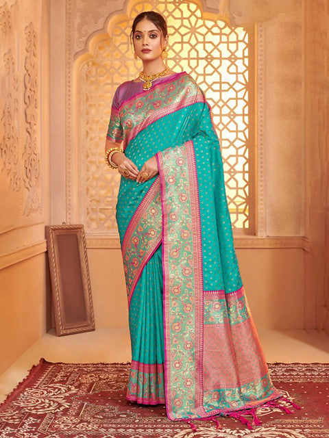 Astita Afreen Silk Blend With Weaving 5018 Festival Wear Saree