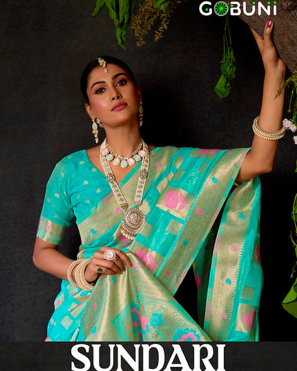 Gobuni Sundari Vol 1  Zhallar Work 1901 Party Wear Saree Collection 2025
