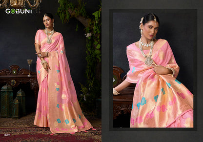Gobuni Sundari Vol 1  Zhallar Work 1902  Party Wear Saree Collection
